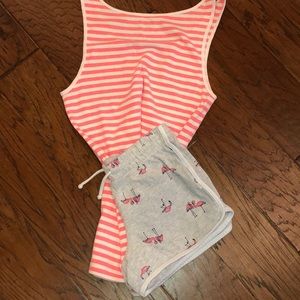 Girls Dolphin Hem Soft Shorts